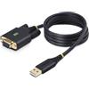 StarTech.com 1P3FFCNB-USB-SERIAL cavo seriale Nero 1 m USB tipo A DB-9