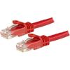 StarTech.com Cavo di rete CAT 6 - Cavo Patch Ethernet RJ45 UTP rosso da 5m antigroviglio