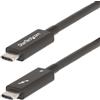 StarTech.com A40G2MB-TB4-CABLE Cavo Thunderbolt 2 m 40 Gbit/s Nero