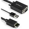 StarTech.com Cavo adattatore convertitore da VGA a HDMI da 2 m - Alimentazione USB - 1080p