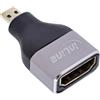 InLine 17991B adattatore per inversione del genere dei cavi HDMI A Micro HDMI D Nero, Grigio
