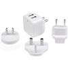 StarTech.com Caricabatterie da Muro a doppia porta x2 USB ad alta potenza ( 17W / 3.4 Amp ) con prese da viaggio