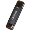 Transcend ESD310C Tecnologia Thunderbolt 128 GB USB Type-A / USB Type-C USB 3.2 Gen 2x2 Nero