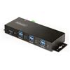 StarTech.com Hub USB gestito a 7 Porte con 7x USB-A, Alloggiamento industriale in metallo resistente, Protezione ESD e contro