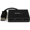 StarTech.com Hub MST DisplayPort a 3 Porte - Adattatore Multi-Monitor DP 1.2 - Sdoppiatore\Splitter Video DisplayPort 4K 30Hz o