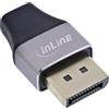 InLine 17291B adattatore per inversione del genere dei cavi DisplayPort Mini DisplayPort Nero, Grigio
