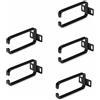 StarTech.com Ganci a D 1U per la gestione verticale dei cavi, Cable Manager per server/armadi rack 19, gancio per cavi di