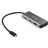 StarTech.com Hub USB-C a 4 porte con 2x USB A e 2x USB C - SuperSpeed 10Gbps USB Type-C 3.1/3.2 Gen 2 Hub - Bus USB alimentato