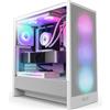 NZXT H5 Flow RGB Midi Tower Bianco