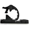 StarTech.com 100 Clip Fermacavi Autoadesivi Nero - Graffette Fermacavo Adesive da Scrivania per Cavi Elettrici/Rete - Supporto
