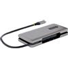 StarTech.com Hub USB-C a 4 porte - Multipresa USB Type-C Portatile con Power Delivery 100W Pass-Through - Ciabatta USB 3.1