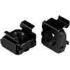 StarTech.com Dado M6 per server rack - confezione da 100, nero