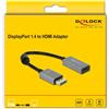 DeLOCK DisplayPort attivo da 1.4 per HDMI Adattatore 4K 60 Hz (HDR)