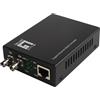 LevelOne GVT-2003 convertitore multimediale di rete 1000 Mbit/s 1310 nm Modalità singola Nero