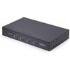 StarTech.com Switch KM a 4 porte con commutazione del mouse, switcher USB per tastiera/mouse, audio 3,5 mm/USB, Condivisione