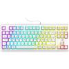Hama Exodus 220 TKL tastiera Gaming USB QWERTZ Tedesco Bianco