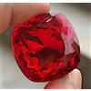 Rubino Naturale Rosso A Tasca 98.00 Cts Gemma Sciolta Cushion Cut Loupe Clean