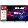 Sharp 50HP5365E TV 50" QLED 4K UHD 60Hz, Google TV, Dolby Vision | Smart TV Sharp 50" QLED 4K UHD con Quantum Dot, Google TV, Dolby Vision, Dolby Atmos, Smooth Motion e HDMI 2.1.