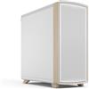Fractal Design Summit Chalk White Solid - Case per PC gaming | Include tre ventole Momentum, dettagli curvi in legno e un pannello frontale in mesh per un flusso d'aria ottimale.