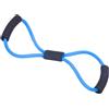 HANABASS Espansore Toracico a 8 Fascia Elastica Tpr per Esercizi | Portatile, per Allenamento Domestico e Ufficio, Utile per Braccia e Glutei, Blu