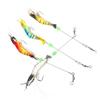 minkissy 4 Pezzi Esca Morbida Gambero Luminoso con Amo in Acciaio Inox | Aspetto Realistico, per Pesca Notturna e Acque Torbide, per Principianti e Pescatori Esperti