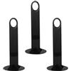 SHINEOFI 3 Pezzi Supporto per Dischi Vassoio Inferiore, Maniglia Ergonomica | PP Nero, Montaggio Rapido, per Conetti Allenamento Calcio, Campo Pratica, Attrezzi da Calcio
