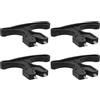 GANAZONO 4 Pezzi Chiave per Tacchetti da Golf, Cambio Rapido, Nero | Impugnatura Ergonomica, Struttura in Plastica e Metallo, per Gara e Allenamento, Design Portatile