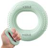 Generic Grip Strength Ring Forearm Exerciser, Muscle Trainer, Silicone, 9-27,2 kg | Rinforzatore per presa della mano per alleviare lo stress, forza della mano, arrampicata su roccia, atleti, presa