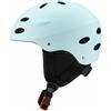 predolo Casco da Discesa Ventilato con Chiusura a Sgancio Rapido Regolabile Casco da Simbolo Occhiali Integrati Leggero per, Donne