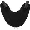 EXCEART Cinghia Addominale V Shape per Allenamento, Nero, Maniglie | Cinghia Robusta Anelli, Impugnatura Ergonomica, Fascia Ampia Imbottita, per Macchine a Cavo