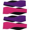 INOOMP 4 Pezzi Fascia per Immersioni Regolabile per Adulti, Porpora | Neoprene, Protezione Orecchie e Isolamento Acustico, per Piscina e Immersioni, Stile Elegante