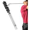 Generic Spazzola del pulitore 'acciaio inossidabile della spazzola di golf per | Accessorio facile da pulire per golfisti, principianti, amici