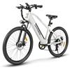 SAMEBIKE Bici Elettrica uomo 27.5 con 540Wh batteria e display LCD 250W motore E-Mountain Bike Autonomia di 90km 50N·m coppia cambio a 7 marce mtb elettrica a doppia sospensione(bianco)