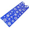 DOITOOL Slittino da Neve Flessibile Arrotolabile con Maniglie Blu | PE Plastico Leggero, Facile da Trasportare, per Piste e Neve, Allenamento Sci, Uso Semplice