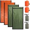 generic Sacco a pelo leggero di sopravvivenza 4PCS coperta termica pellicola PE per campeggio all'aperto escursionismo caccia protezione dal freddo 1,8 x 0,9 m