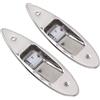 Domary Luci di Navigazione per Barche, Luce di Prua a LED con Angolo del | DC12V, ABS+acciaio Inossidabile 316, IP67, visibilità 1 Nm, Luci LED Rosse e Verdi da 1 W