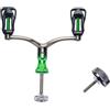 generic Mulinello da pesca in alluminio, design a doppio braccio, per Daiwa da 1000 a 4000, manopola ergonomica per mare, surf, spiaggia, roccia, barca, luccio, carpa, luccioperca, attrezzatura da pesca