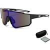 LBAWJWAIL Occhiali da sole sportivi polarizzati PV for uomo Donna Occhiali da | Occhiali da sole Protezione UV400 for bici Occhiali da sole Baseball Corsa Ciclismo Pesca Softball Golf