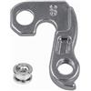 TerchPilet Forcellino cambio posteriore #48 con bulloni, compatibile con Diamondback, Nishiki, Ghost, Univega, Falcon, Raleigh, Claud Butler, Shogun, Optima, in lega di alluminio CNC color argento