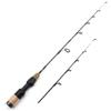 generic Canna da Pesca Ghiaccio e Mulinello per Combo 60 cm Carbonio per Fibra Telescopica Asta con 2000 Mulinello per Inverno Gamberetti Trota per spigola Acqua Dolce Mare Pesca Portatile Kit