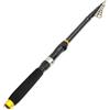 generic Canna da pesca telescopica portatile in carbonio per fibra da 1,8 m a 3,6 m, da viaggio, per spigola, luccio, carpa, acqua dolce e salata, compatta