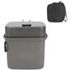 generic Set da cucina portatile da campeggio, in lega leggera, pieghevole, quadrato, pentole, padelle per picnic all'aperto, pesca, 13 cm