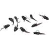 generic Esca galleggiante morbida da 3,9 cm pre-attrezzata per la pesca della | Corpo in silicone galleggiante, lunghezza 3,9 cm, forma realistica, ideale per la pesca di spigole e trote