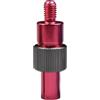 Lurrose Connettore per Rete da Pesca 8mm Antirotazione Portatile Rosso | Lega di Alluminio, per Canna e Impugnatura, Uso Pesca e Wading, Adatto ad Angler e Mosca