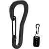 Generic Moschettone Clip Molla Chiusura Portachiavi Clip Portatile Vite di | Chiusura per piccolo zaino portatile leggero per campeggio, escursionismo, viaggi, pesca, borsa da giorno