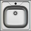 LIBEROSHOPPING Lavello incasso 1 vasca 48x48 cm a pozzetto acciaio inox