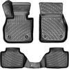 AUTOKIT TAPPETI TAPPETINI AUTO 3D A VASCHETTA IN GOMMA COMPATIBILI con BMW X1 (U11) 2022