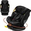 Lionelo Seggiolino auto Lionelo Bastiaan Plus i-Size, adatto a bambini da 40 a 150 cm, con rotazione a 360° - Colore: Nero Carbonio