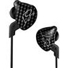 KZ Cuffie in-ear ibride dinamiche KZ ZST (colore nero, senza microfono)