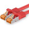 1aTTack.de, cavo patch LAN da 10 Gb/s, 1x 15m, cavo di rete RJ45 CAT7 - rosso
